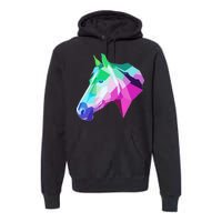 Cool Geometric Horse Premium Hoodie