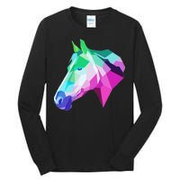 Cool Geometric Horse Tall Long Sleeve T-Shirt