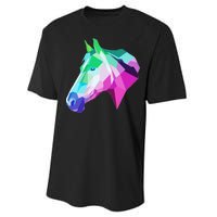 Cool Geometric Horse Performance Sprint T-Shirt