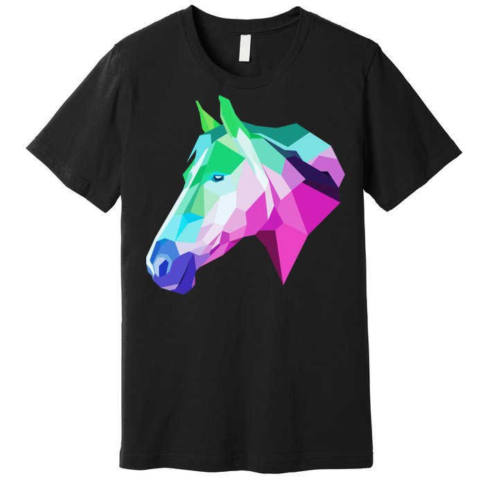 Cool Geometric Horse Premium T-Shirt