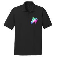 Cool Geometric Horse PosiCharge RacerMesh Polo