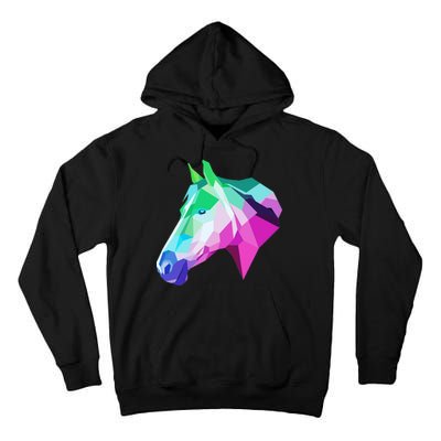 Cool Geometric Horse Tall Hoodie