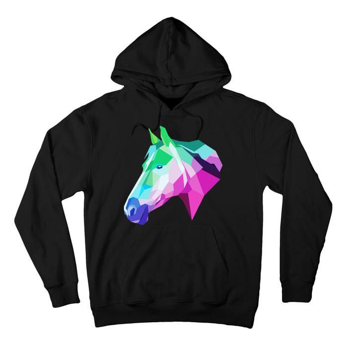 Cool Geometric Horse Tall Hoodie