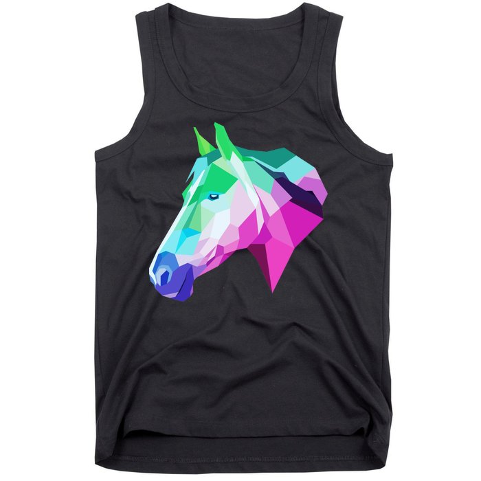 Cool Geometric Horse Tank Top