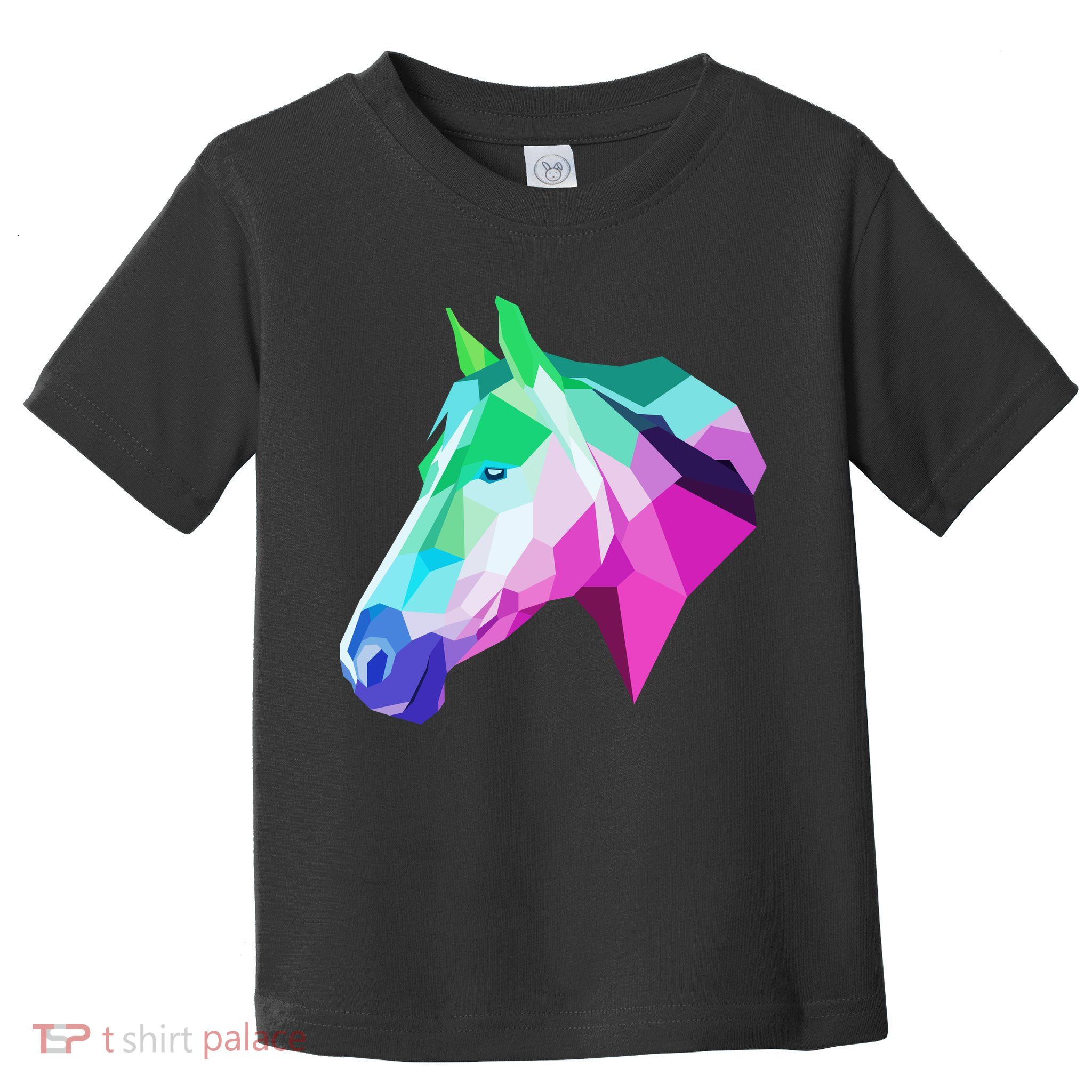 Cool Geometric Horse Toddler T-Shirt
