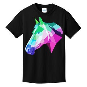 Cool Geometric Horse Kids T-Shirt