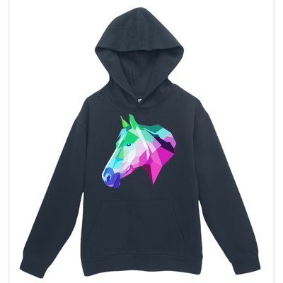 Cool Geometric Horse Urban Pullover Hoodie