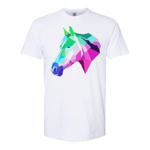 Cool Geometric Horse Softstyle® CVC T-Shirt