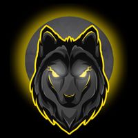 Cool Ghost Wolf Glowing Moon Kids T-Shirt