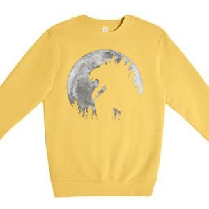 Cool Monster Full Moon Premium Crewneck Sweatshirt