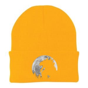 Cool Monster Full Moon Knit Cap Winter Beanie