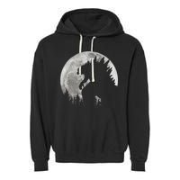 Cool Monster Full Moon Garment-Dyed Fleece Hoodie