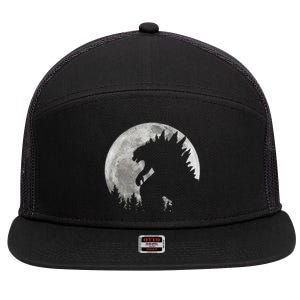 Cool Monster Full Moon 7 Panel Mesh Trucker Snapback Hat