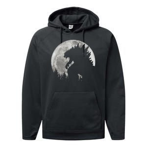 Cool Monster Full Moon Performance Fleece Hoodie