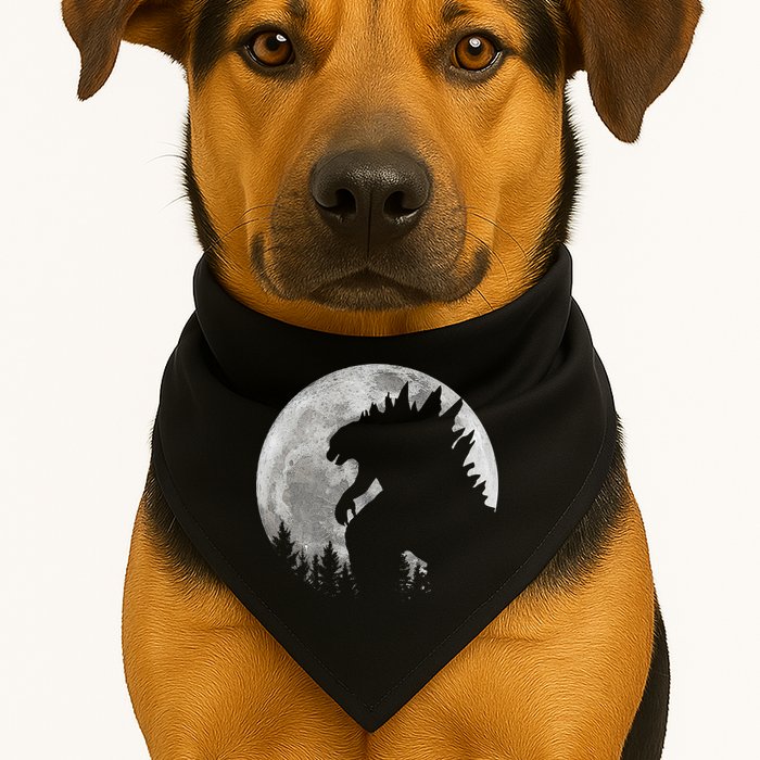 Cool Monster Full Moon USA-Made Doggie Bandana