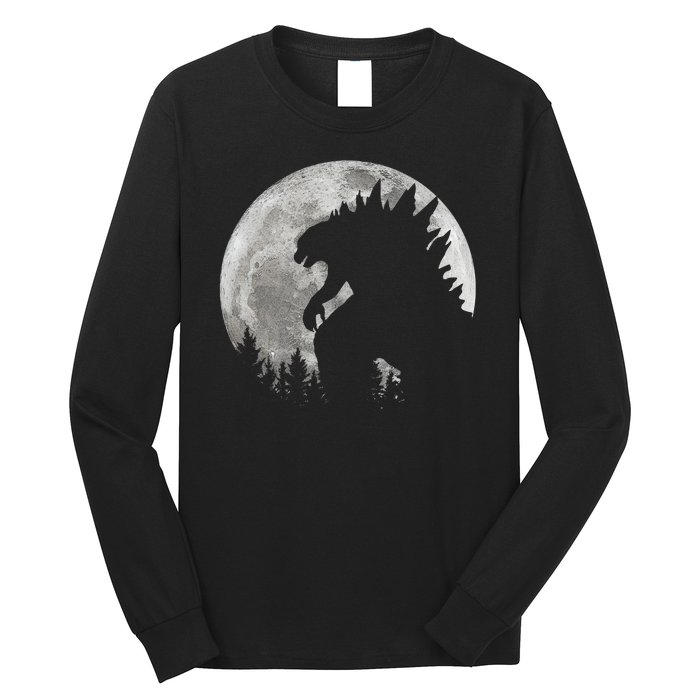 Cool Monster Full Moon Long Sleeve Shirt