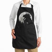 Cool Monster Full Moon Apron