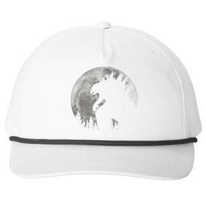 Cool Monster Full Moon Snapback Five-Panel Rope Hat