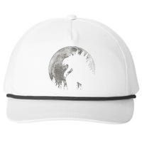 Cool Monster Full Moon Snapback Five-Panel Rope Hat