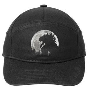 Cool Monster Full Moon 7-Panel Snapback Hat