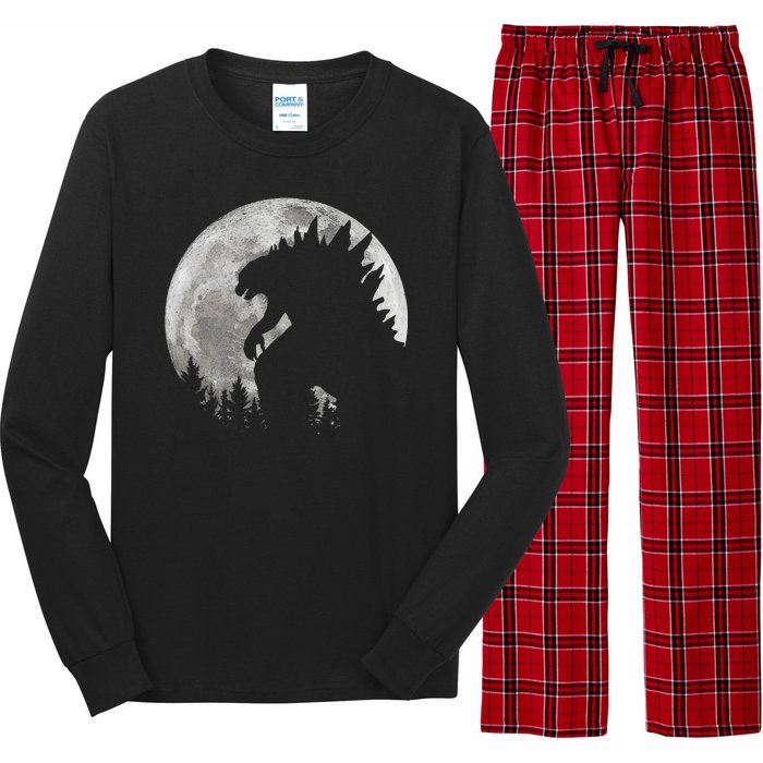 Cool Monster Full Moon Long Sleeve Pajama Set