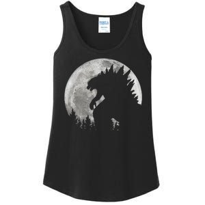 Cool Monster Full Moon Ladies Essential Tank