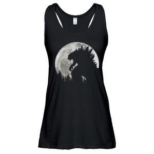 Cool Monster Full Moon Ladies Essential Flowy Tank