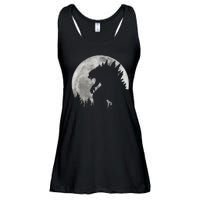 Cool Monster Full Moon Ladies Essential Flowy Tank