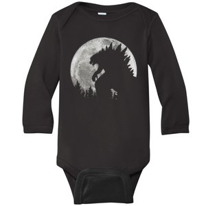 Cool Monster Full Moon Baby Long Sleeve Bodysuit