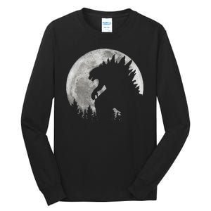 Cool Monster Full Moon Tall Long Sleeve T-Shirt