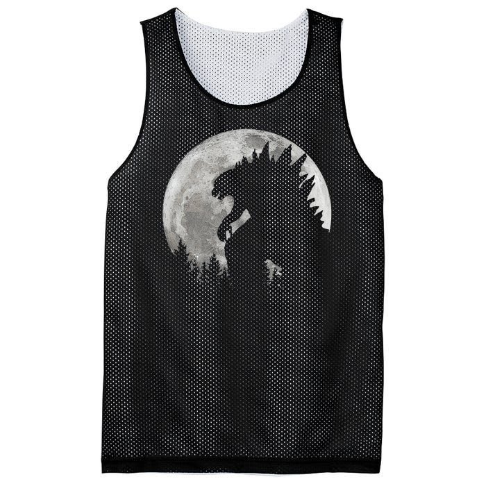 Cool Monster Full Moon Mesh Reversible Basketball Jersey Tank