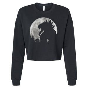 Cool Monster Full Moon Cropped Pullover Crew