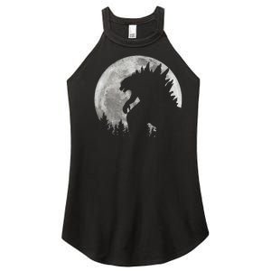 Cool Monster Full Moon Women's Perfect Tri Rocker Tank