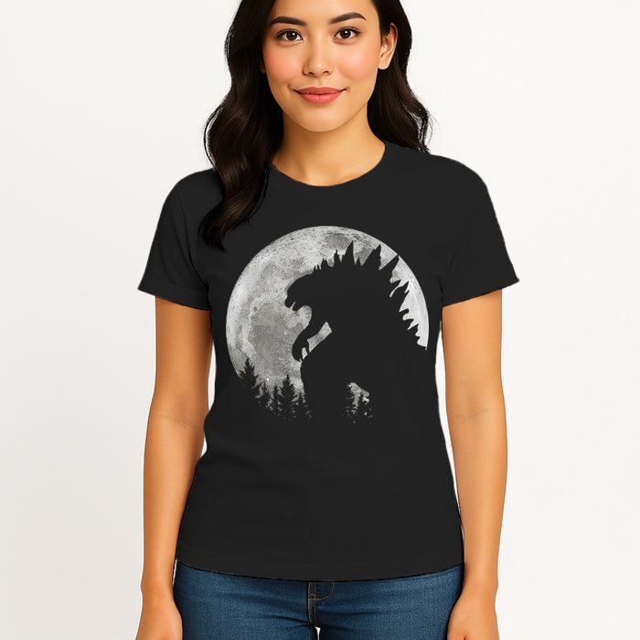 Cool Monster Full Moon Womens T-Shirt