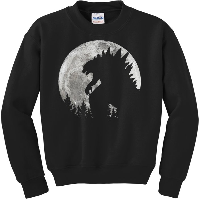 Cool Monster Full Moon Kids Sweatshirt