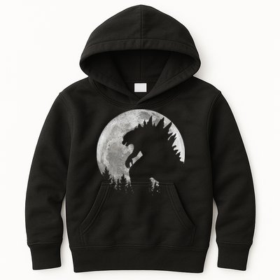 Cool Monster Full Moon Kids Hoodie