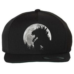 Cool Monster Full Moon Wool Snapback Cap