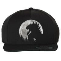 Cool Monster Full Moon Wool Snapback Cap