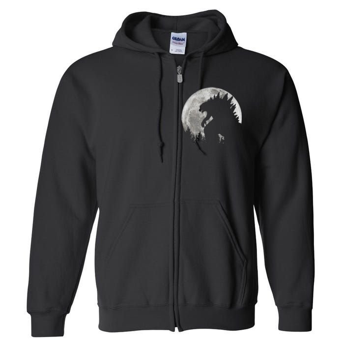 Cool Monster Full Moon Full Zip Hoodie