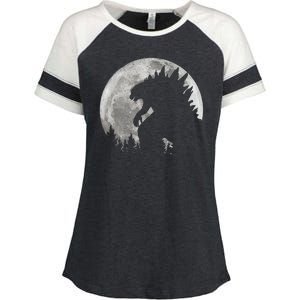 Cool Monster Full Moon Enza Ladies Jersey Colorblock Tee