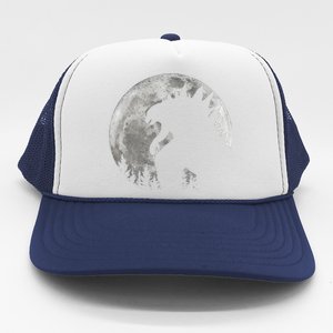 Cool Monster Full Moon Trucker Hat