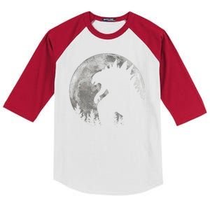 Cool Monster Full Moon Kids Colorblock Raglan Jersey