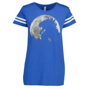 Cool Monster Full Moon Enza Ladies Jersey Football T-Shirt