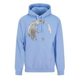 Cool Monster Full Moon Unisex Surf Hoodie