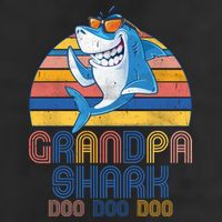 Cool Grandpa Shark Doo Doo Doo Cool Comfort Performance Bucket Hat