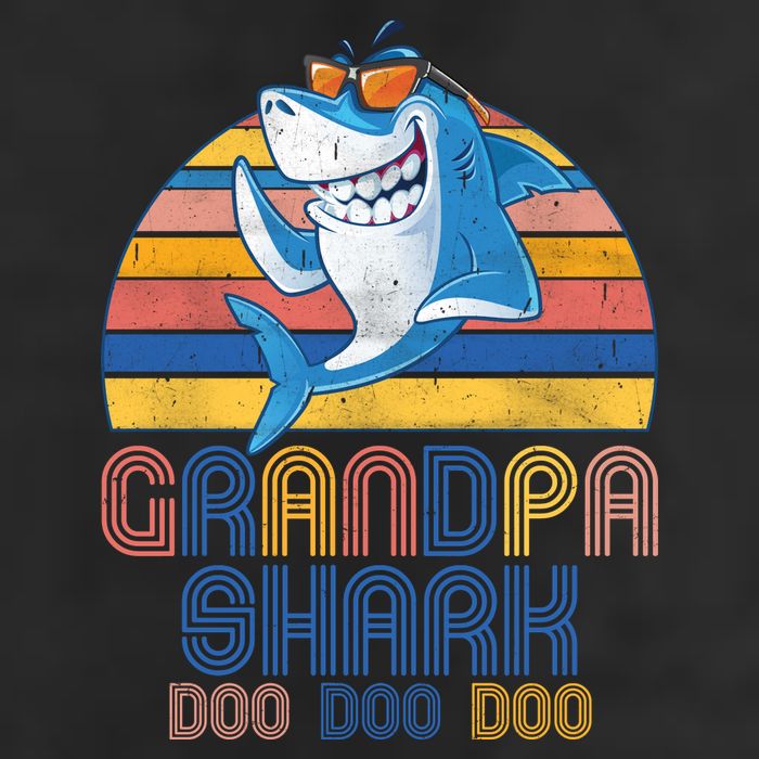 Cool Grandpa Shark Doo Doo Doo Cool Comfort Performance Bucket Hat