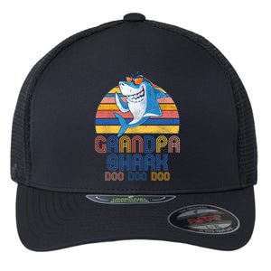 Cool Grandpa Shark Doo Doo Doo Flexfit Unipanel Trucker Cap