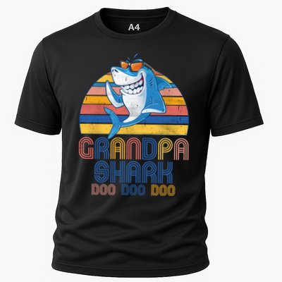 Cool Grandpa Shark Doo Doo Doo Performance Shirt