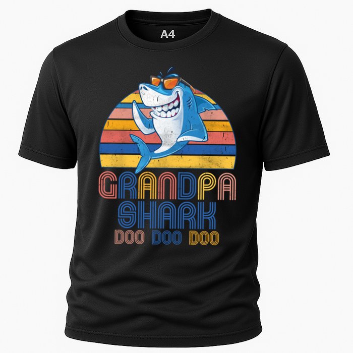 Cool Grandpa Shark Doo Doo Doo Performance Shirt