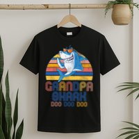Cool Grandpa Shark Doo Doo Doo T-Shirt